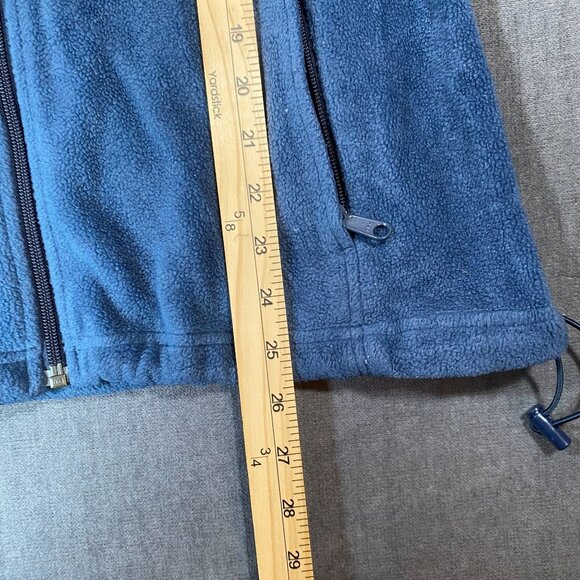 Columbia Full-Zip Blue Fleece Jacket Womens XL Polyester Lightweight Outerwear - Picture 10 of 11